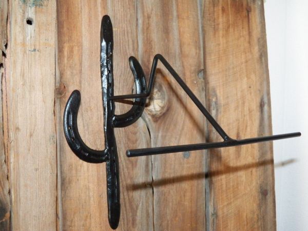 Horseshoe Cactus Cowboy Hat Rack