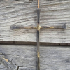 Horseshoe Nail Cross Large