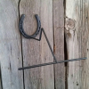 Horseshoe Cowboy Hat Rack (New Horseshoe)