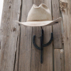 Horseshoe Cactus Hat Rack Coat Hook Combination